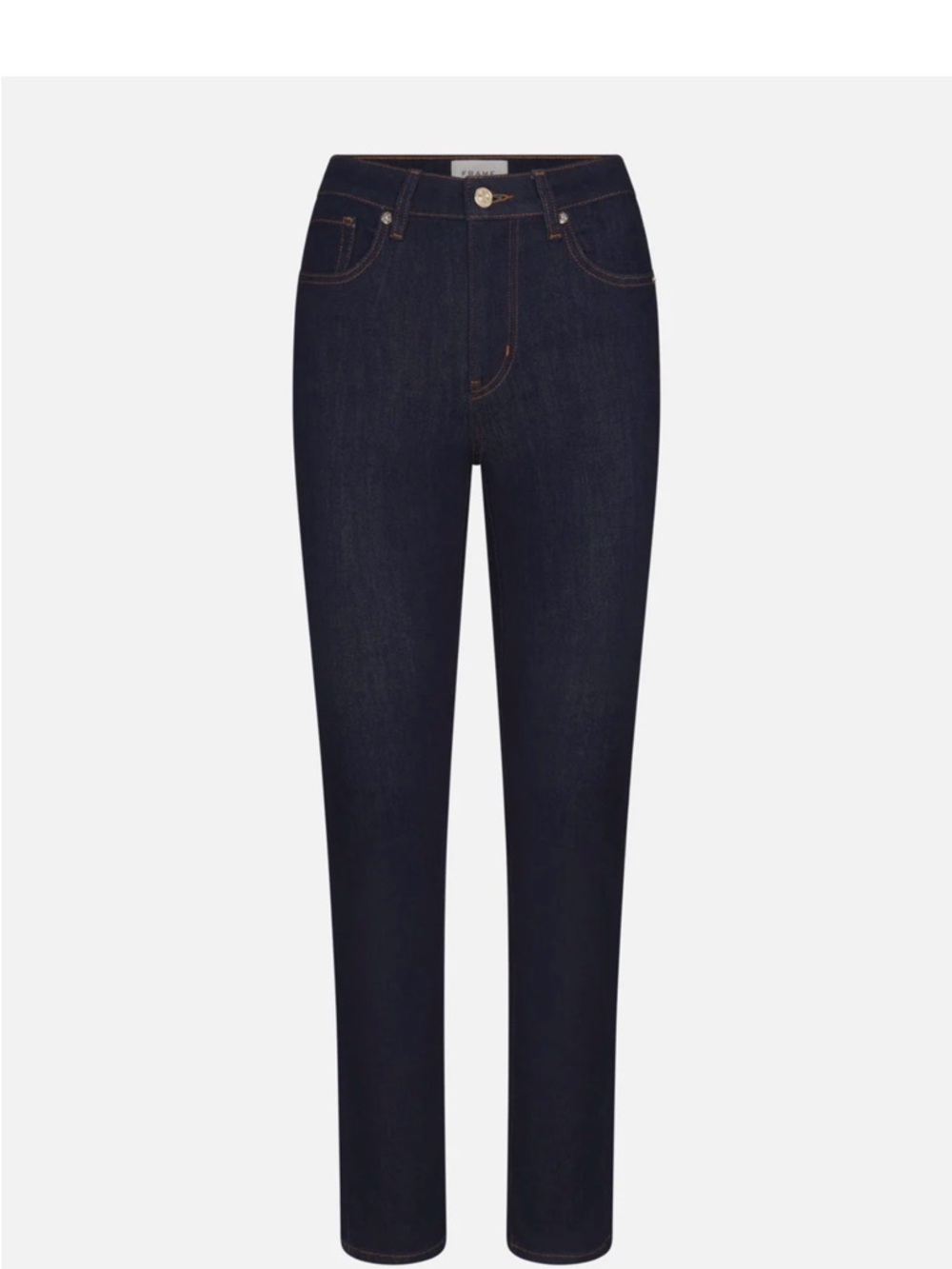 Frame Denim Straight Leg Jeans in Dark Indigo Wash- Le Pencil (NWT)
